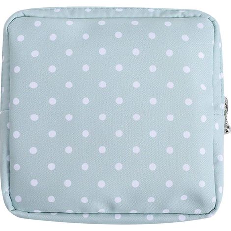 Sac de rangement portable pour serviettes hygiéniques (point vert), (1/3)