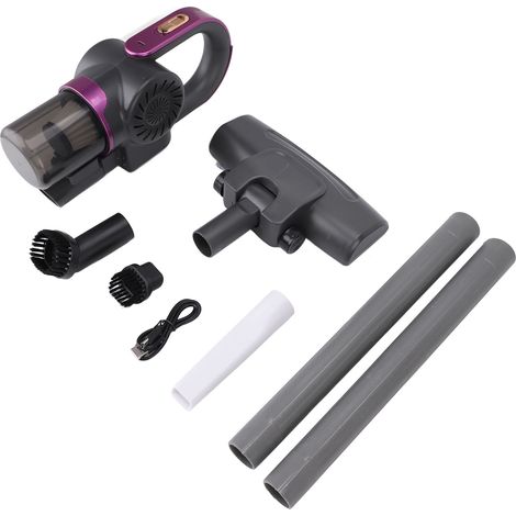 Aspirateur à lit sans fil avec bac à poussière 280 ml 120 W forte aspiration aspirateur à main pour moquette voiture canapé (1/5)