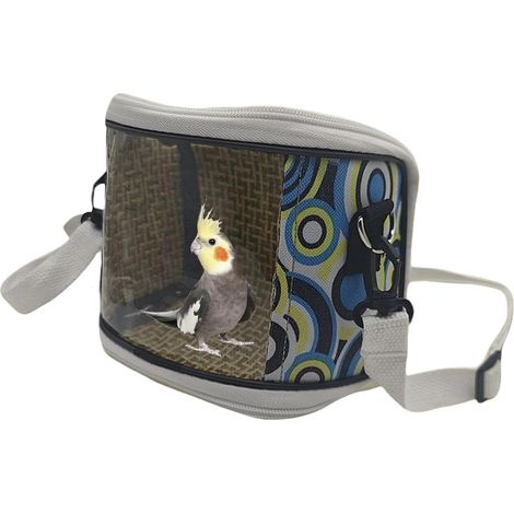 Reisetransporter Transporttasche Für Unzertrennliche Und Ziervögel Im Atmungsaktive Nymphensittich Tragetasche Für Conure Wellensittiche Haustiereltern Reisende Trainer Tierarztbesuche Ku (1/5)