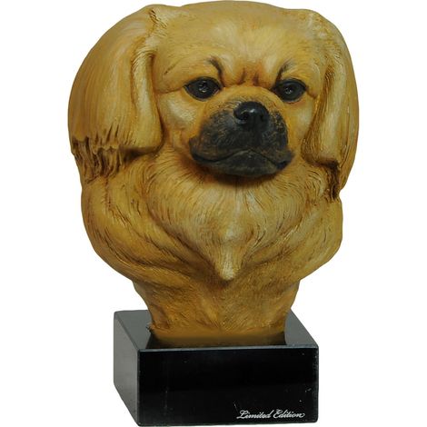Épagneul tibétain - statuette peinte, figurine, réalisée par un artiste, marque Art-Dog (1/5)