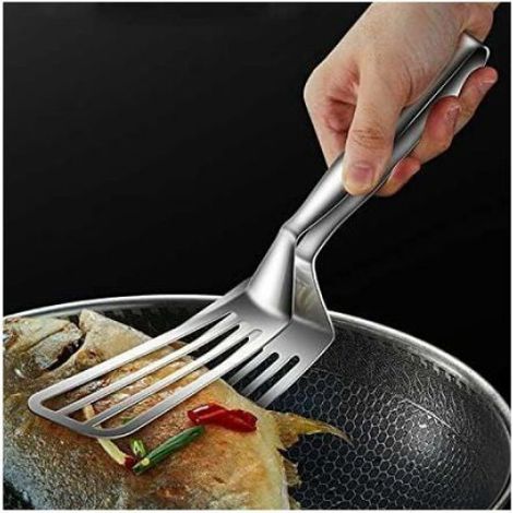 Pince À Viande - Acier Inoxydable 18/10 - Pour Barbecue Grill Cuisine Professionnelle - 1 Pièce (1/4)