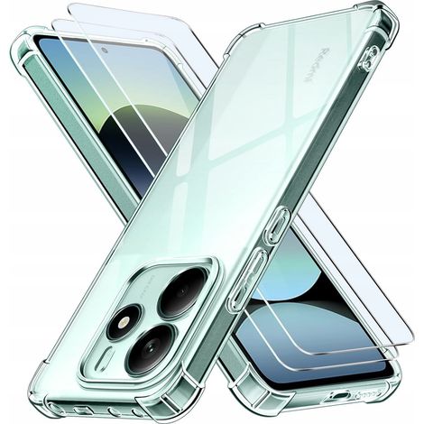 Custodia antiurto rinforzata per Xiaomi Redmi Note 14 4G + 2 vetri (1/5)