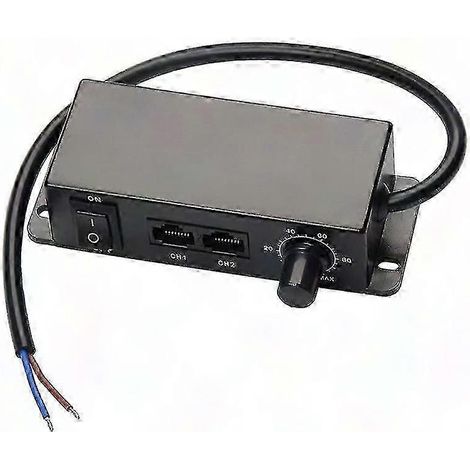 Variateur rotatif 0-10V DC, interrupteur marche/arrêt avec fonction synchro série, contrôleur compatible drivers LED gradables 0/1-10V et ballasts électroniques. (1/5)