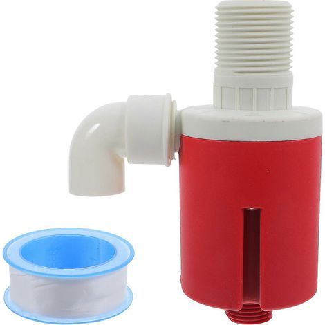 Vanne de contrôle automatique du niveau d'eau pour réservoir (1 jeu) - Vanne à flotteur en plastique - Vanne d'arrêt d'eau (1/5)