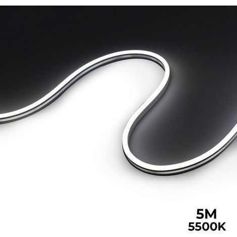 Neón LED Flexible 24V DC - 6x13mm - 5 Metros - Kit Completo (1/5)