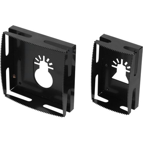 Fraise à rainures carrées pour prises électriques, outil de perçage rectangulaire pour bois. (1/5)