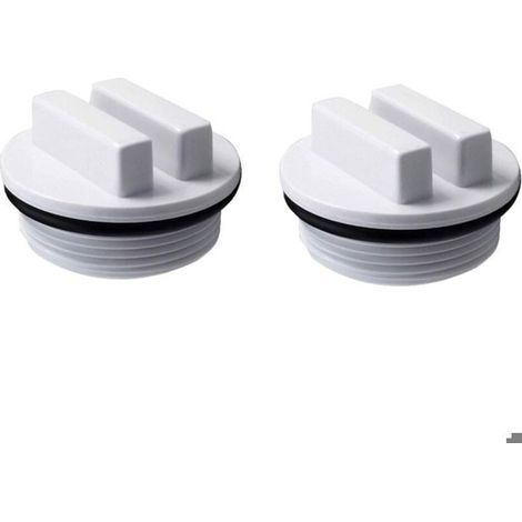 Bouchon d'hivernage SP1022C avec joint torique pour filtre de piscine (lot de 2) (1/4)