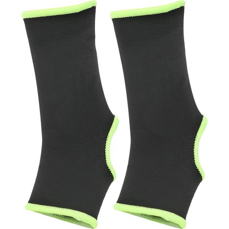 Cheville Sport Brace Nylon Entorse Cheville Protecteur Respirant Manchette Noire Taille M (1/5)