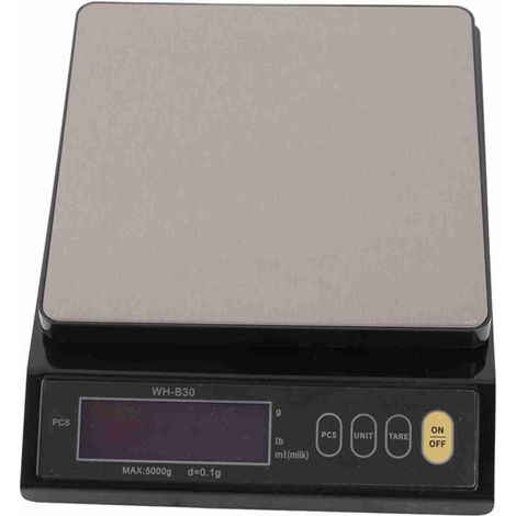 Balance de cuisine électronique étanche IP67, fonction tare et arrêt automatique, idéale pour préparations culinaires précises