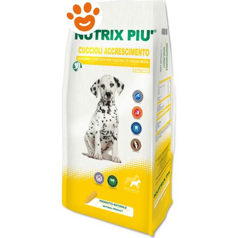 Nutrix Piu Dog Puppy Cuccioli in Accrescimento - Sacco 10 Kg -