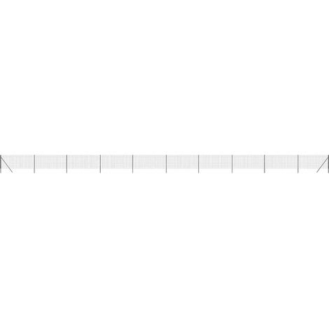 Maison Exclusive - Maschendrahtzaun Anthrazit 1x25 m Verzinkter S