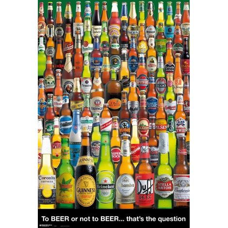 Poster birre alla birra o non alla birra
