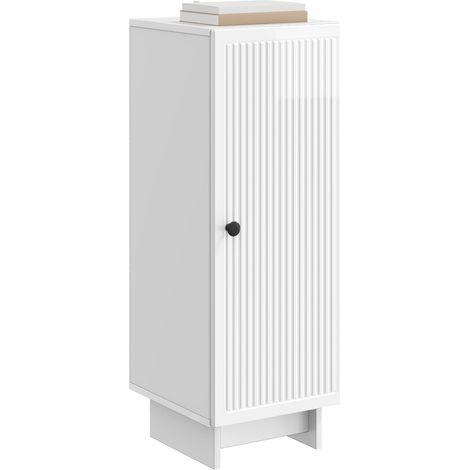 Maison Exclusive - Credenza Bianco Lucido 33 x 34,5 x 90 cm Legno ingegnerizzato