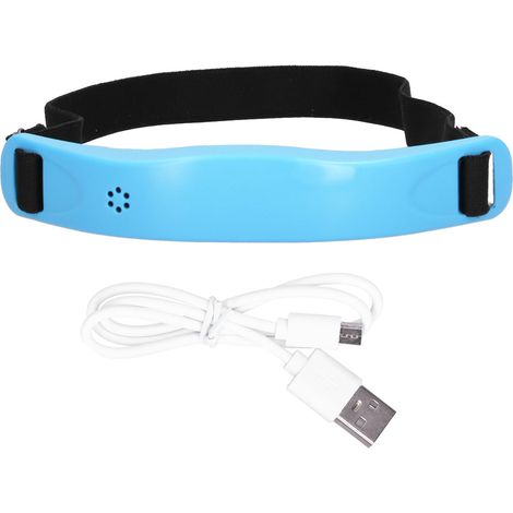 Correcteur de posture intelligent USB rechargeable réglable anti-dos rond pour enfants bleu (1/5)