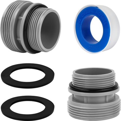 4560 Guide de natation pour adaptateur Intex 38 mm, adaptateur de tuyau de piscine, 40 mm vers DN40 (1 1/2\") pour pompe de filtration Intex Coleman Hayward (1/5)