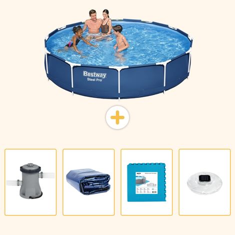 Bestway Bestway Steel Pro Ronde - 366x76 cm - 5-pièces S326 (1/5)
