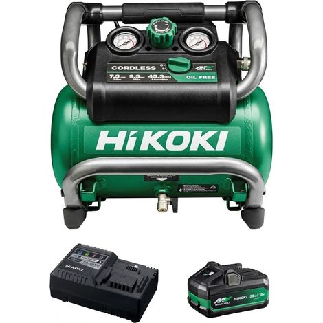 Kompressor HIKOKI EC36DAB1X (1 x 4,0Ah/8,0Ah + UC18YSL3) (1/4)