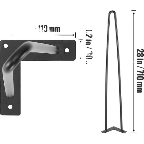 Pieds de meuble, lourds, design réglable, 28 (1/2)