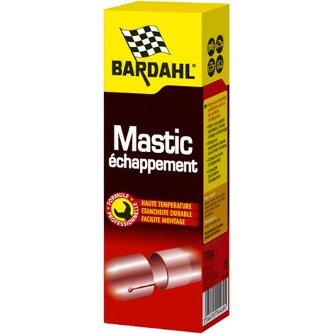 Bardahl – Mastic d'échappement 170g – Étanchéité parfaite des raccords – Résiste aux températures élevées et vibrations – Diminue les bruits d'échappement (1/2)