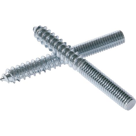UCAFIX esparrago 2 roscas 8-70 zincado , El espárrago 2 roscas con medida 8-70 y en zinc es un elemento de fijación cilíndrico de acero, con rosca en ambos e (1/3)