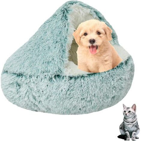 Paniers Chat et Chien en Peluche Moelleux Lit pour Chien en Forme de Coquillage Lit pour Animaux Domestiques Confortable et antidérapant pour Animaux de Petite et Moyenne Taille (1/5)