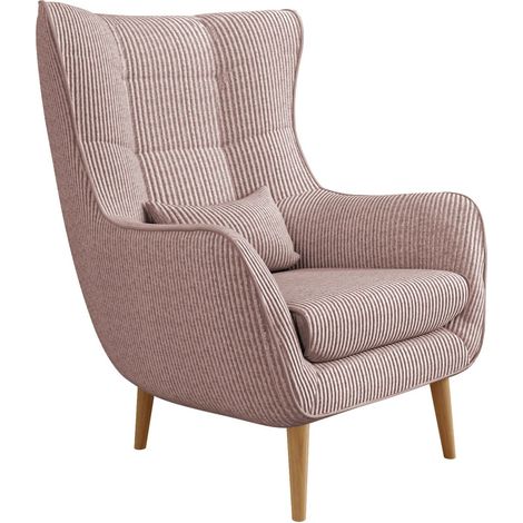 Sillón Comfivo Ulmus III, Poso 52, 106x80x95cm, Tapiz, Patas: Madera, 0