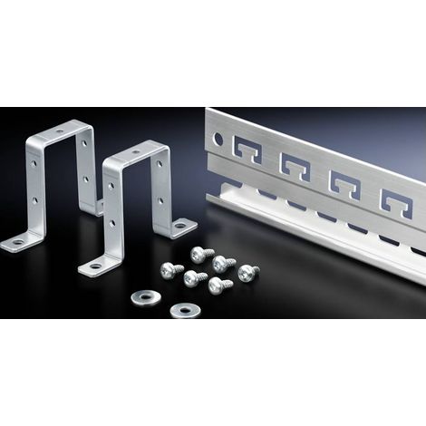 Rail de montage perforé, profilé C Rittal 2388.650 aluminium 1 pc(s) Y048451 (1/3)