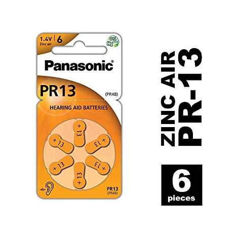 Piles pour appareil auditif PR13 x6 (1/5)