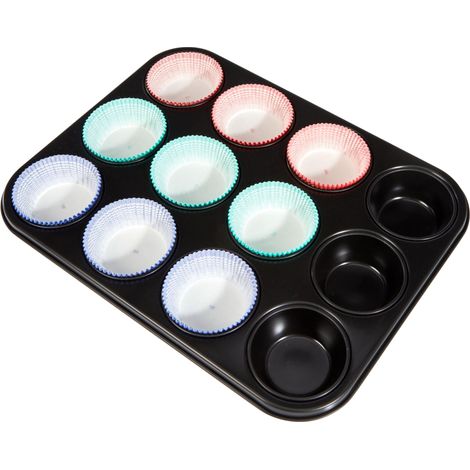 Guardini Stampo Muffin Gardenia 12 Posti con 60 Pirottini (1/4)