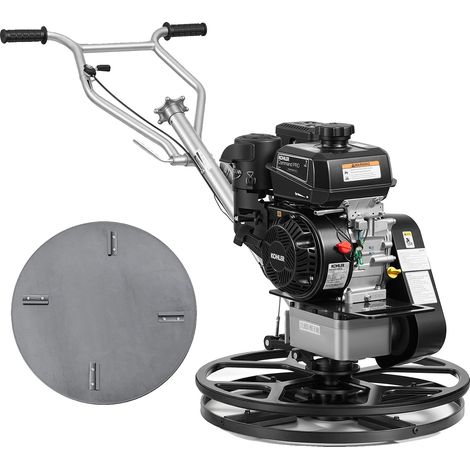 Vevor jack, macchina per la finitura del calcestruzzo da 610 mm con benna flottante, motore da 5,5 CV, 4 lame, inclinazione regolabile, finitura della superficie superiore (1/2)