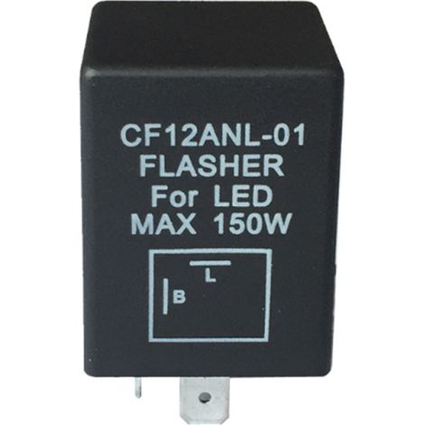 Relais clignotant électronique à LED 2 broches CF12ANL-01 : résolution du problème de clignotement rapide des ampoules de clignotant. (1/5)