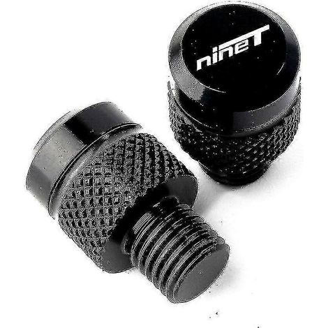 Accessoires moto pour BMW Rnine TR Nine T Rninet Scrambler 2014-2022 2021 : bouchons de rétroviseurs en aluminium usiné CNC, vis et boulons (noir - RNINET) (1/5)