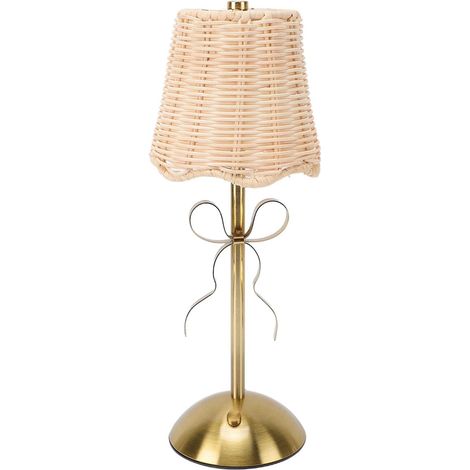 Fockety Lampe de Table à Nœud doré pour Chambre Fille, Chevet en (1/5)