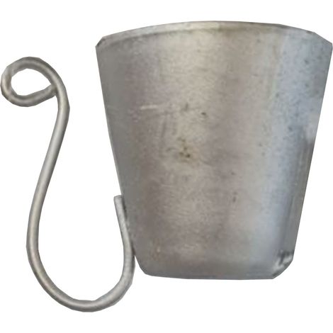 Brocca in latta con manico decorazione per case presepe 4 cm (1/2)