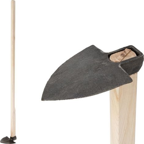 Hacke Gardex spitz 390 g, geschmiedet, Holzstiel