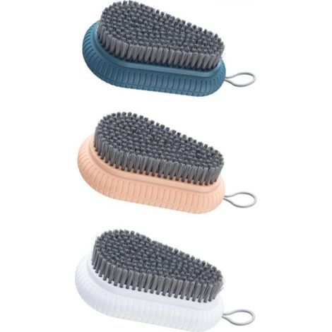 [JAMAIS UTILISÉ] 3 pièces Brosse de Nettoyage Polyvalente pour Vêtements et Chaussures Doux Non Abrasifs Facile à Tenir pour Usage Domestique Nettoyage et Délicat (1/4)