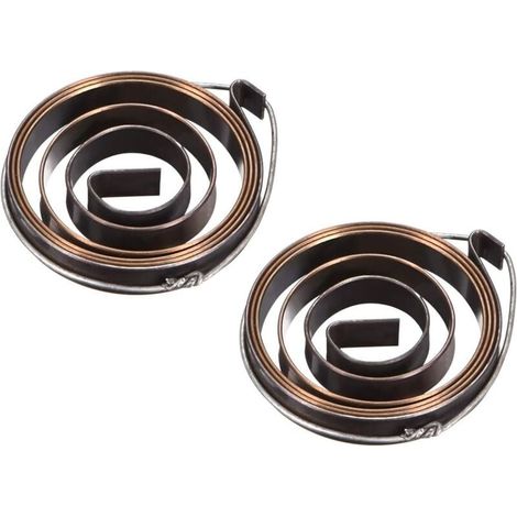 2Pcs Ressort de Rappel Perceuse à Colonne Aliment Penne Bobine Assemblage 680mm 35x6x0.7mm (1/4)