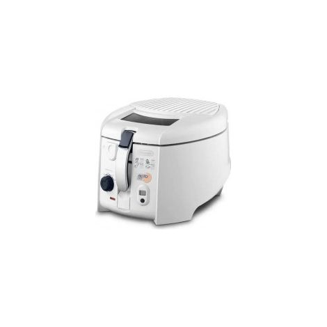 De'Longhi F28533.W1 RotoFry Friggitrice Cestello Rotante 1 Kg 1.3 L 1800 W Timer Digitale Vasca Antiaderente colore Bianco (1/5)