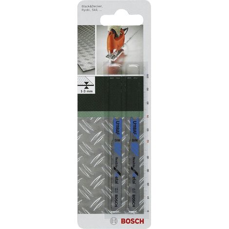 BOSCH - SET 2 LAME PER SEGHETTO ALTERNATIVO U 188 AF BiM 70MM