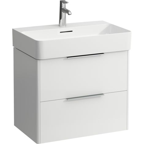 Laufen Base - Meuble-lavabo, 52x64x39 cm, 2 tiroirs, blanc mat H4023121102601