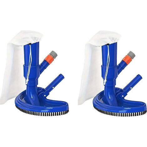 Nettoyeur sous-marin portable pour bassin avec sac à brosses, Blue Crescent Professional PoolCleaning (1/5)