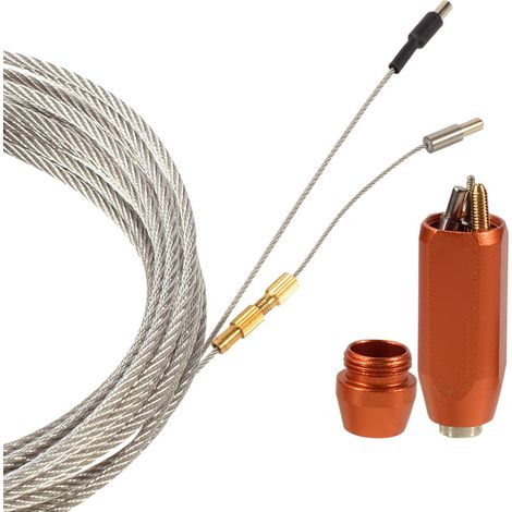 Werkzeug zur internen Kabelverlegung für Fahrräder, kompatibel mit hydraulischen Rahmenschaltsystemen. Interne Kabelführung zur Montage von Kabelverlegungswerkzeugen. (1/5)