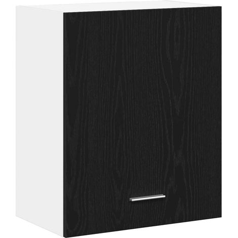 Maison Exclusive - Armadio pensile Rovere Nero 50 x 31 x 60 cm Legno multistrato