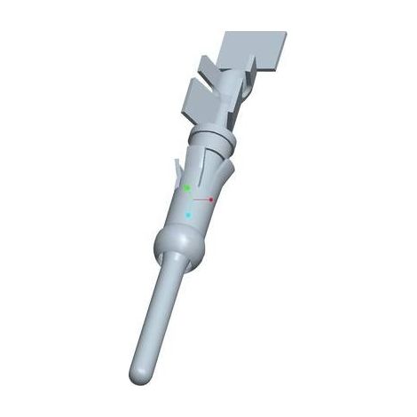 Connettore elettrico te connectivity 1-66361-4 rame nichel 25 A