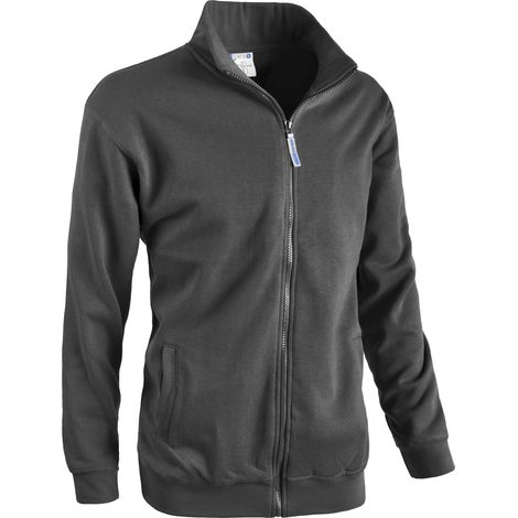 Felpa da lavoro Sottozero Jump 50300 full zip - M - Grigio Scuro
