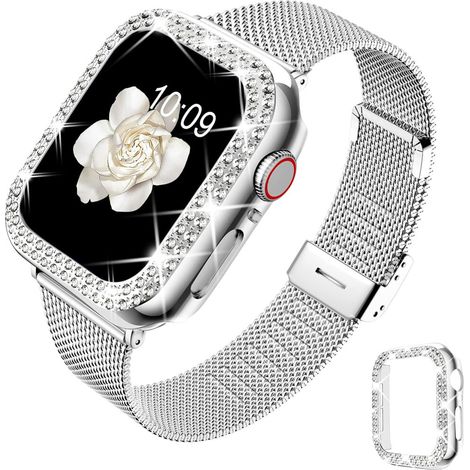 Questa pellicola protettiva è progettata per custodie protettive lucide, si applica a scatto, è realizzata in policarbonato di alta qualità ed è compatibile con gli schermi di Apple Watch da 40 mm. Of (1/2)