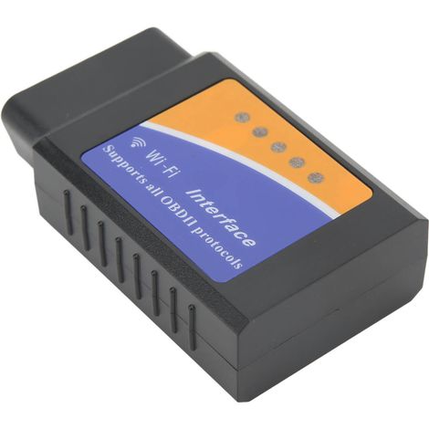 Interface de diagnostic automobile ELM327 Wifi USB OBD2 avec lecteur de codes et témoin de contrôle moteur pour véhicules compatibles OBDII (1/5)