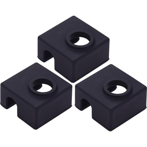 3 Stück MK9 Hotend Silikon-Socken-Heizblock-Schutzhülle aus Silikon, kompatibel mit Creality E