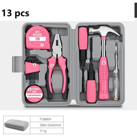 Kit outils réparation : tournevis, pinces, Allen