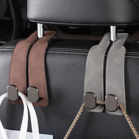 Crochet de repos - Haut de gamme - Double tête - Support de téléphone - Pour voiture - Pratique (1/4)